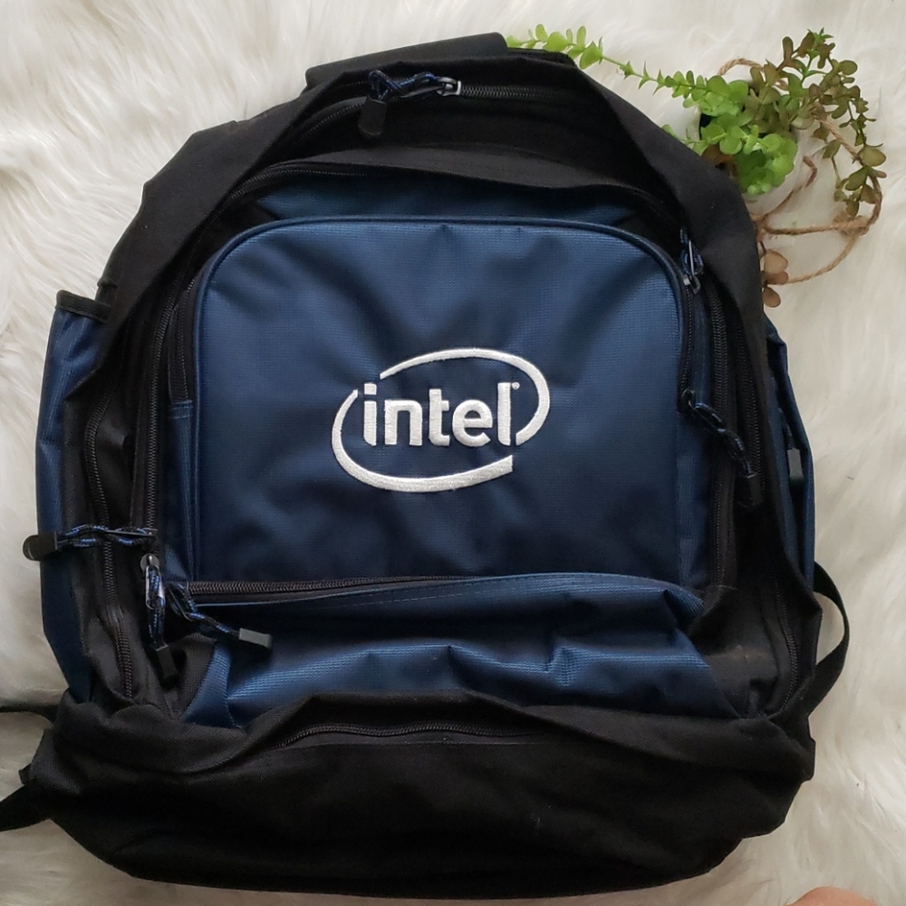 Intel Multipocket Navy Blue Premium Backpack